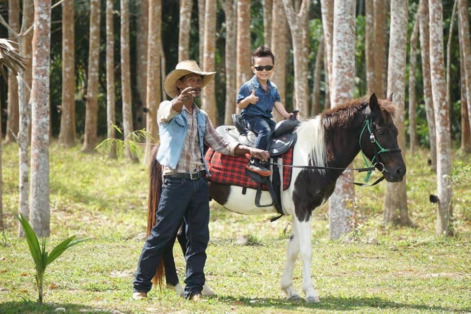 ไร่นาบัวหลวง คาเฟ่ & ฟาร์มสเตย์ Raina Bualuang Cafe & Farm Stay Ban Na No ภายนอก รูปภาพ