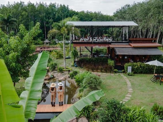 ไร่นาบัวหลวง คาเฟ่ & ฟาร์มสเตย์ Raina Bualuang Cafe & Farm Stay Ban Na No ภายนอก รูปภาพ
