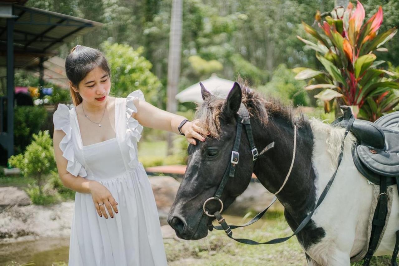 ไร่นาบัวหลวง คาเฟ่ & ฟาร์มสเตย์ Raina Bualuang Cafe & Farm Stay Ban Na No ภายนอก รูปภาพ